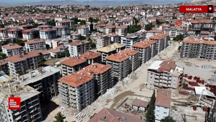 Malatya’nın Salköprü Mahallesi’nde zelzele yaraları sarılıyor