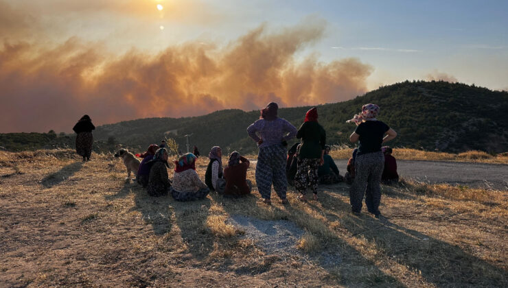 Manisa’daki orman yangını ikinci gününde