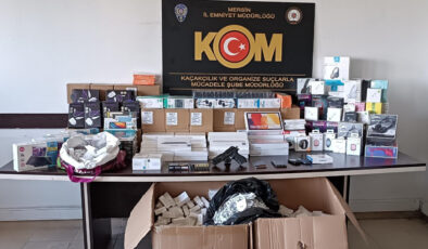 Mersin’de 2 milyon liralık kaçakçılık operasyonu: 12 gözaltı