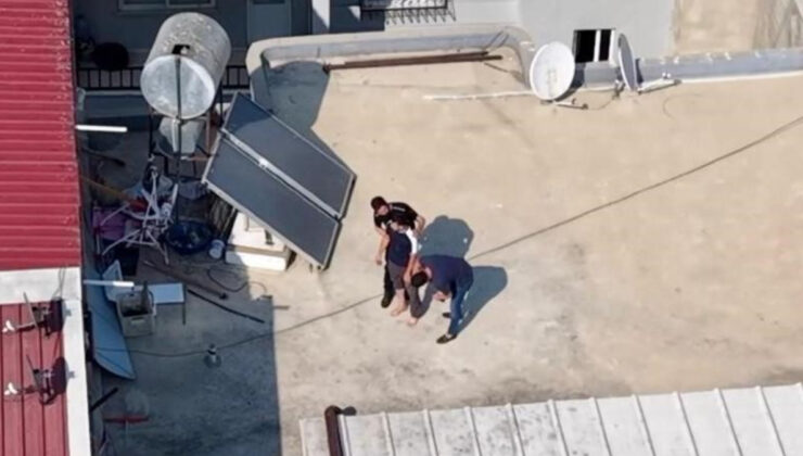 Mersin’de uyuşturucuyu tuvalete atıp kaçmaya çalıştı