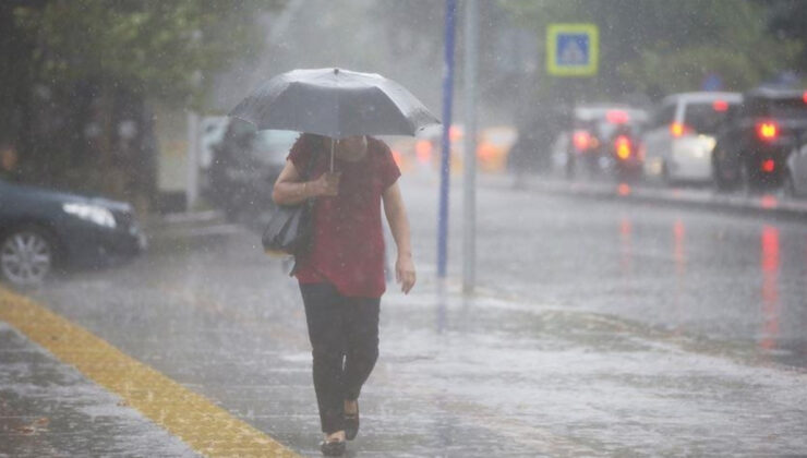 Meteoroloji Genel Müdürlüğü’nden birtakım vilayetler için kuvvetli yağış uyarısı