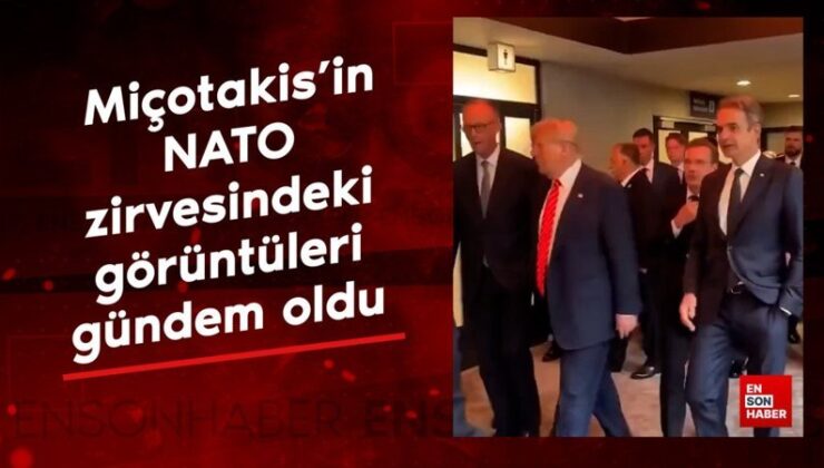 Miçotakis’in NATO tepesindeki imajları gündem oldu