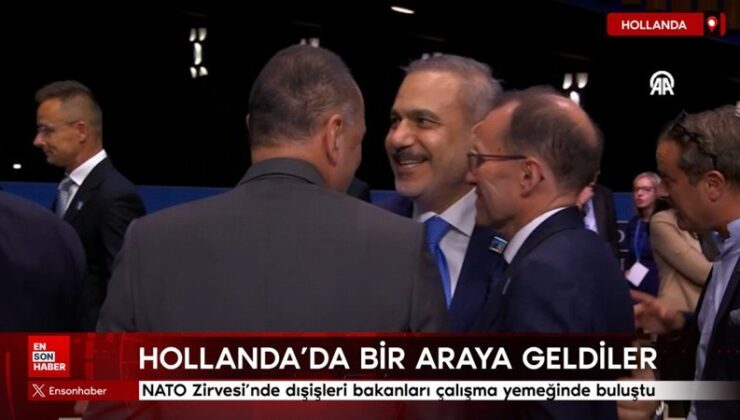 NATO Zirvesi’nde dışişleri bakanları çalışma yemeğinde buluştu