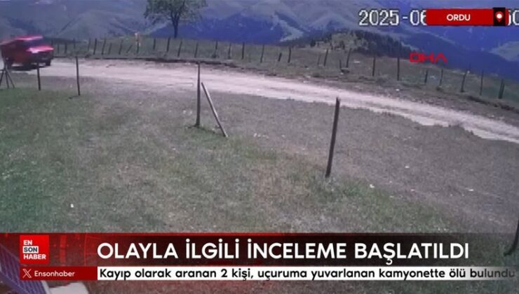 Ordu’da kayıp olarak aranan 2 kişi, uçuruma yuvarlanan kamyonette meyyit bulundu