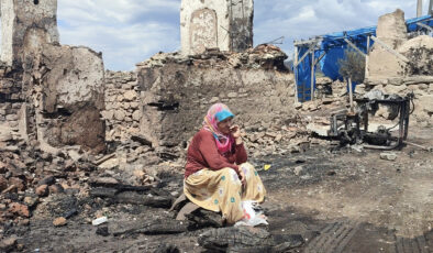 Orman yangınlarında Kaşıkçı Mahallesi büyük ziyan gördü