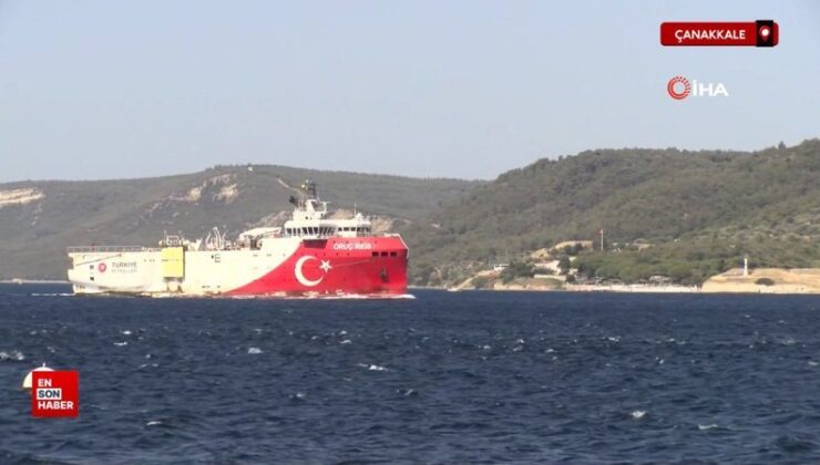 Oruç Reis Çanakkale Boğazı’nda