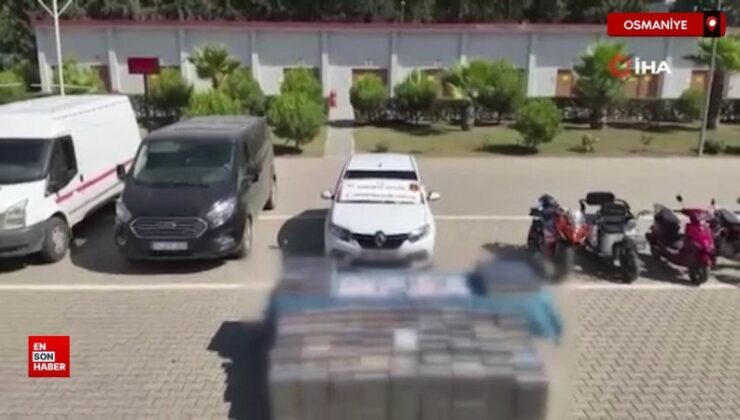 Osmaniye’de kaçak sigara satan şahıslara jandarma operasyonu