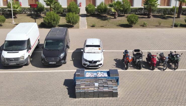 Osmaniye’de kaçak sigara satarak 70 milyon TL gelir sağlayan şahıslara operasyon