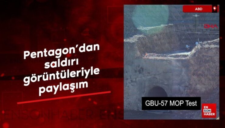 Pentagon’dan hücum imajlarıyla paylaşım
