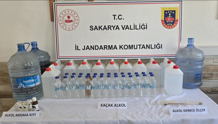 Sakarya’da geçersiz içki operasyonu: 1 gözaltı