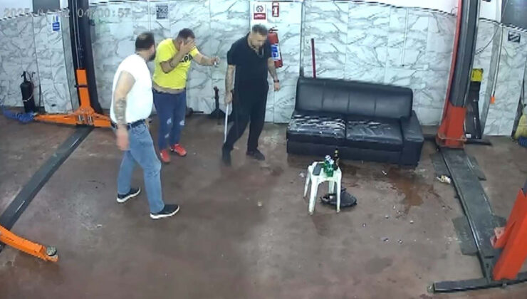 Sakarya’da oto tamircide levye ile dövüldü