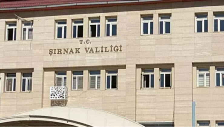 Şırnak’ta 3 bölge ‘geçici özel güvenlik bölgesi’ ilan edildi