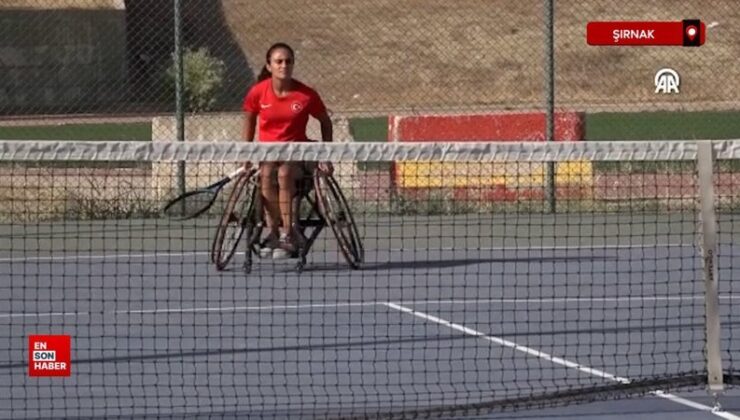 Şırnak’ta engelli tenisçi başarılarıyla ailesinin gururu oldu