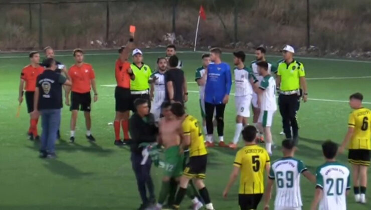 Son saniyede atılan gol geçersiz olunca saha karıştı!