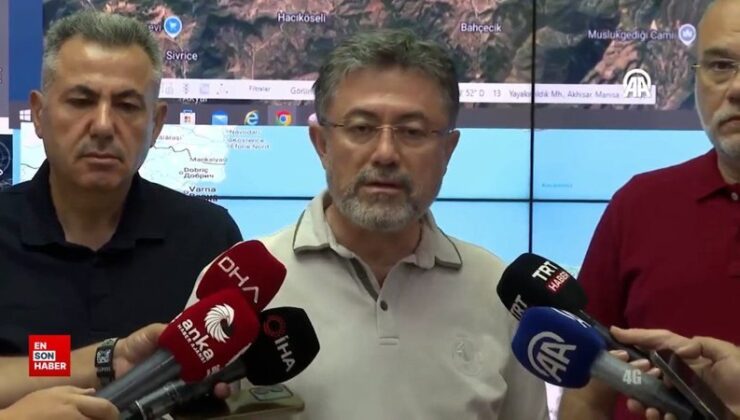 Tarım ve Orman Bakanı Yumaklı: Devam eden 7 yangın var