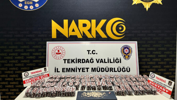 Tekirdağ’da 900 bin TL’lik uyuşturucu operasyonu