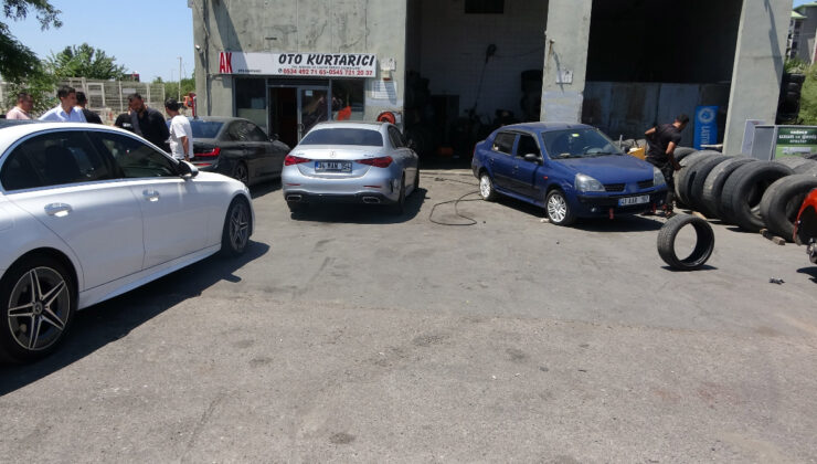 TEM’de yol çalışması tuzağa döndü: Şoförler soluğu lastikçide aldı