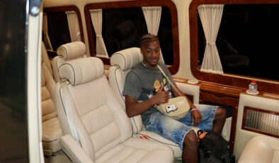 Trabzonspor’un yeni transferi Wagner Pina gece yarısı kente geldi