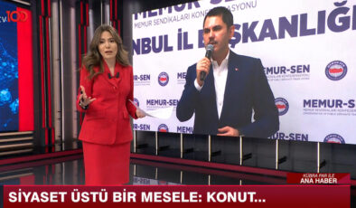 tv100 canlı yayınında Kübra Par’dan Murat Kurum’un kiralık konut projesine dayanak