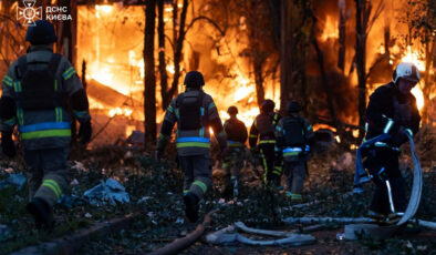 Ukrayna, Rusya’nın başşehir Kiev’i 539 İHA ve 11 füze ile amaç aldığını açıkladı