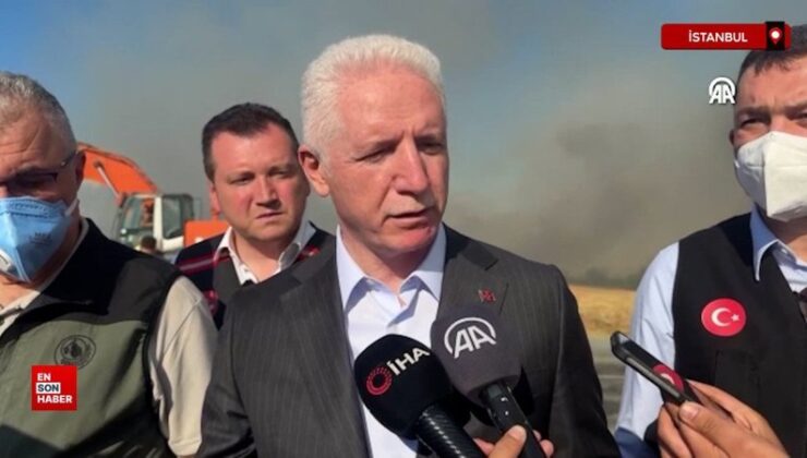 Vali Gül, Silivri’de çıkan orman yangınına ait açıklamalarda bulundu