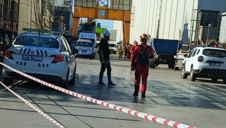 Yalova’da tersanede üzerine vinç düşen personel öldü