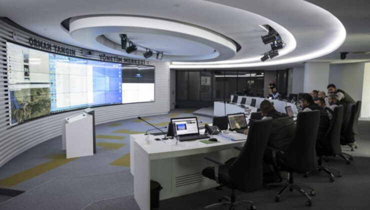 Yangın İdare Merkezi’nden alevlere anlık takip