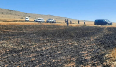 Yozgat’ta husumetlisinin tarlasını ateşe verdi