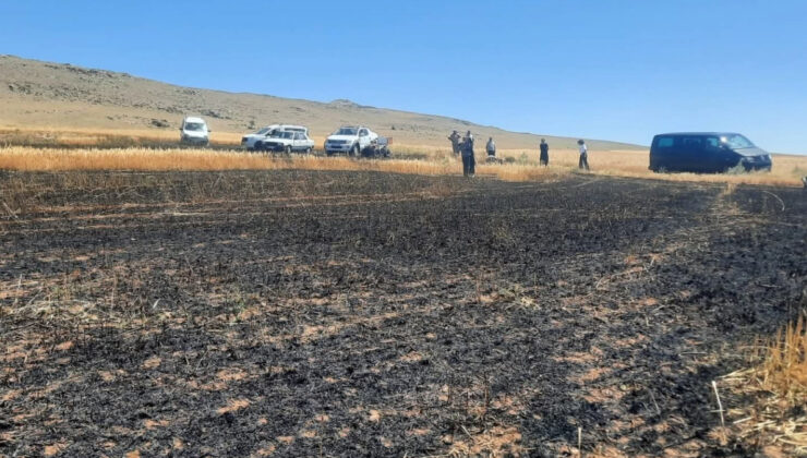 Yozgat’ta husumetlisinin tarlasını ateşe verdi