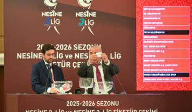 2. ve 3. Lig’in yeni dönem fikstürü, Ankara’da çekildi