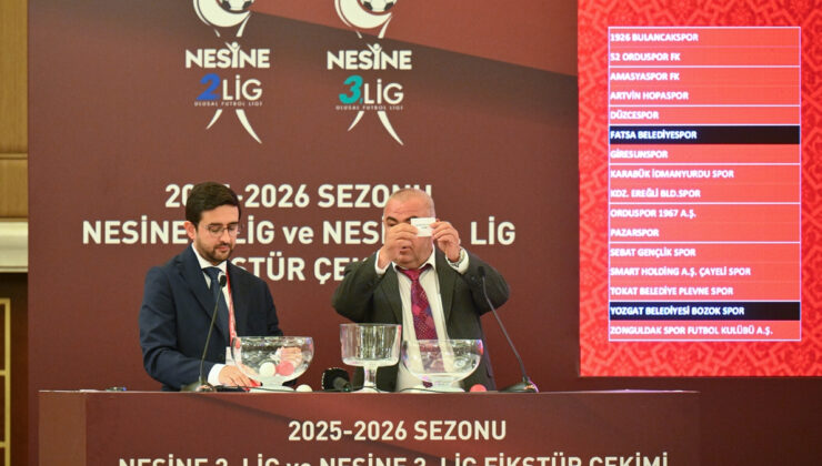 2. ve 3. Lig’in yeni dönem fikstürü, Ankara’da çekildi