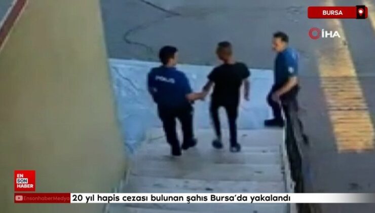 20 yıl mahpus cezası bulunan şahıs Bursa’da yakalandı