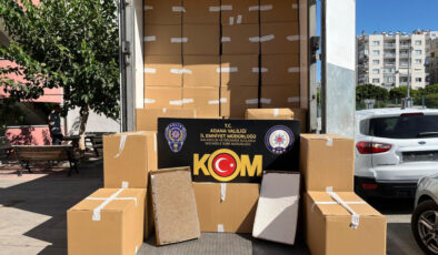 Adana’da kaçak sigara operasyonu: 17 milyon TL kıymetinde