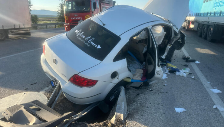 Afyonkarahisar’da bir haftalık evli üsteğmen kazada öldü