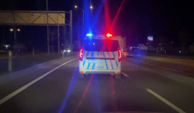 Aksaray’da polisten kaçan alkollü şoför kaza yapınca yakalandı