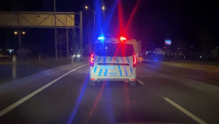 Aksaray’da polisten kaçan alkollü şoför kaza yapınca yakalandı