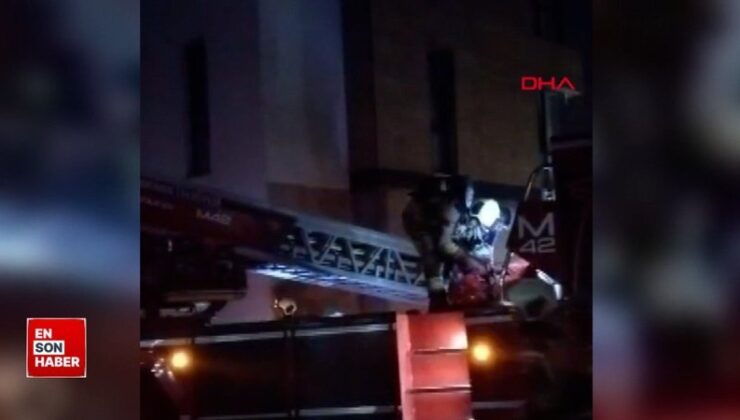 Ankara’da 26 katlı binada yangın