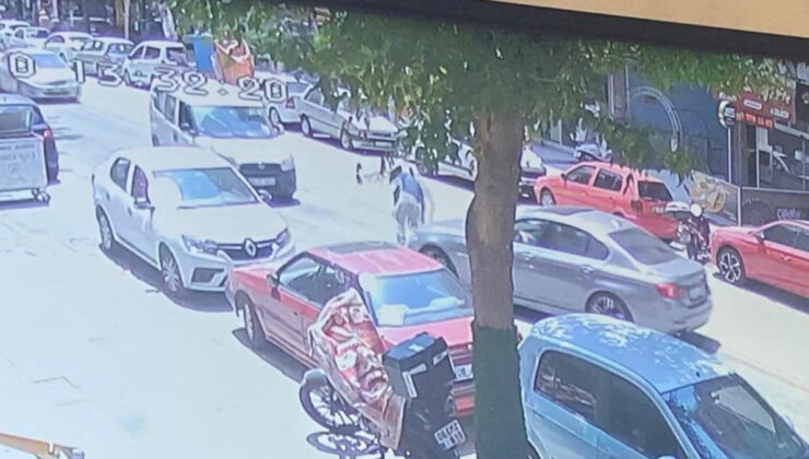 Ankara’da arabanın çarptığı yaya, havada takla attı