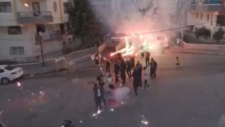 Ankara’da damat konvoyunun üzerine havai fişekler düştü