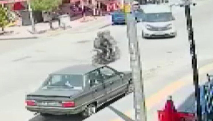 Ankara’da hafif ticari araç ile motosiklet baş başa çarpıştı