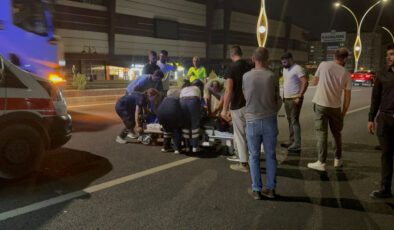 Ankara’da yolun karşısına geçmeye çalışan yayaya minibüs çarptı