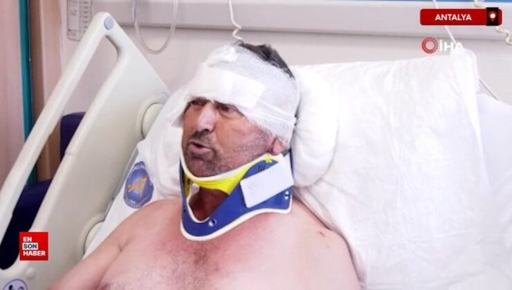 Antalya’da aslan saldırısına uğrayan adamın sıhhat durumu hakkında açıklama