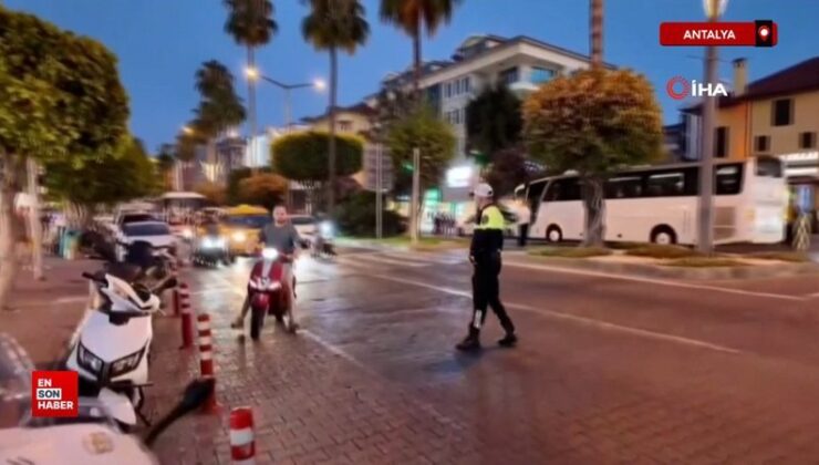 Antalya’da kontrollerde 2 bin 140 şoför ve yolcuya cezai süreç uygulandı