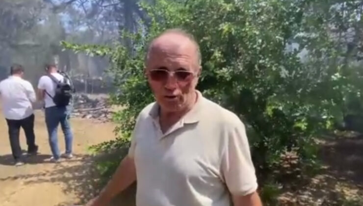 Antalya’da konutu yanan adam gözyaşlarıyla anlattı: Konutta annem vardı