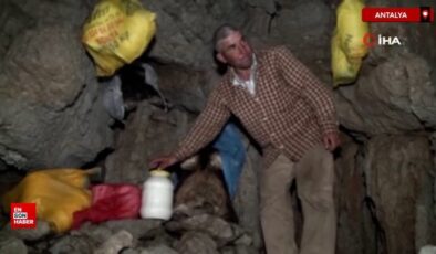 Antalya’nın Toros dağlarındaki doğal buzdolabı