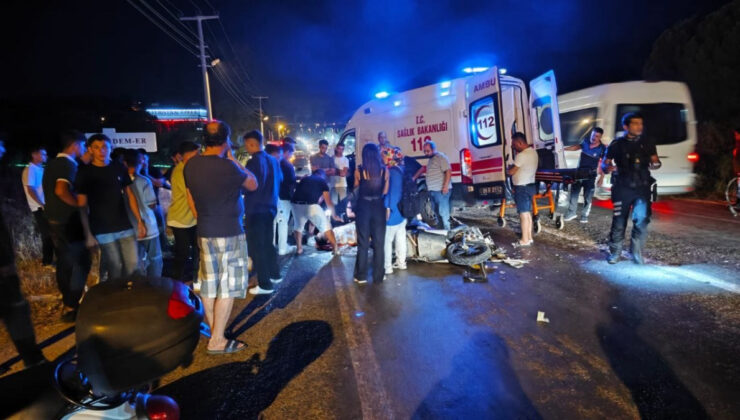 Aydın’da oğlunu yerde yaralı görünce feryat etti