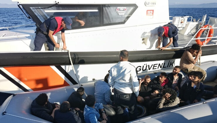 Balıkesir’de 16 kaçak göçmen yakalandı