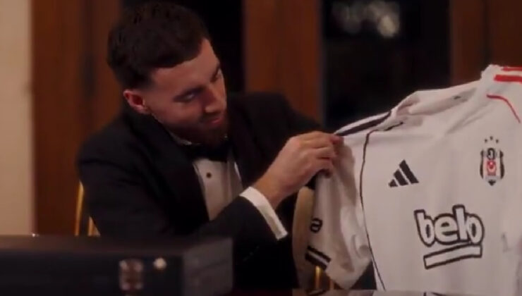 Beşiktaş’tan Orkun Kökçü’ye özel görüntü