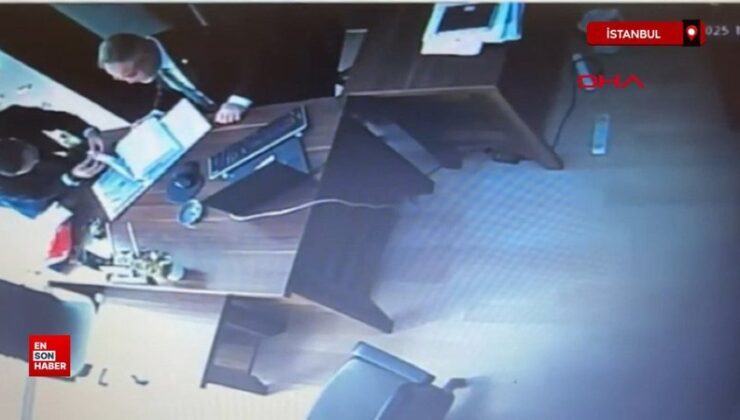 Beylikdüzü’nde rüşvet pazarlığı ise güvenlik kamerasında