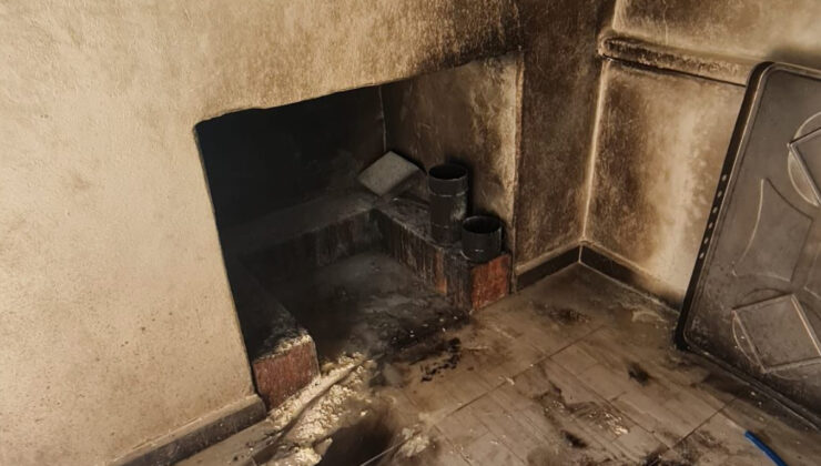 Bingöl’de ekmek pişirirken akaryakıt bidonu patladı